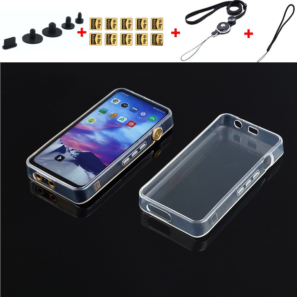 Transparant Clear Beschermende Shell Skin Case Cover Voor Ibasso DX300 DX160: DX300 TPU Clear