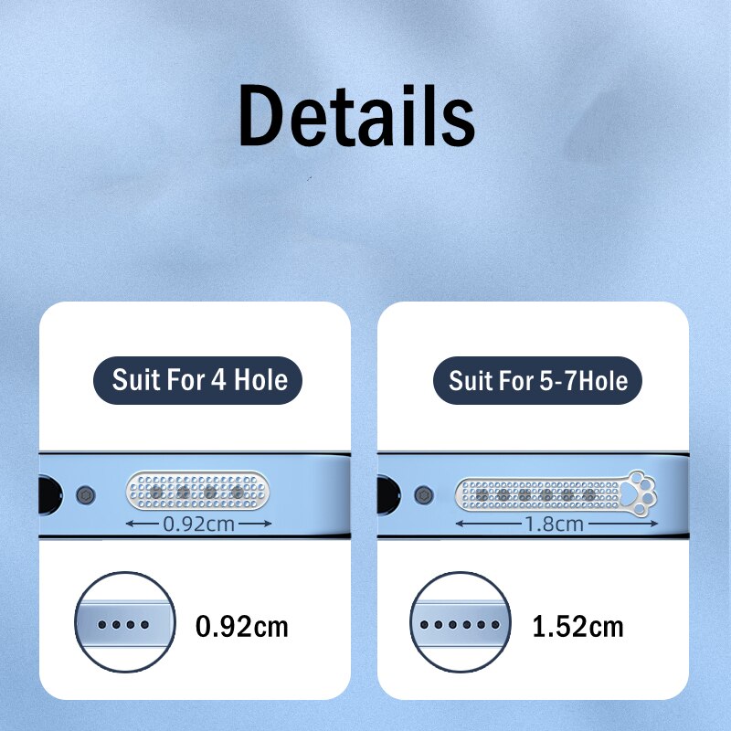 Rede universal de fone de ouvido para alto-falante de telefone, adesivo de malha antipoeira para iphone 13 12pro 11 pro series, rede adesiva de metal