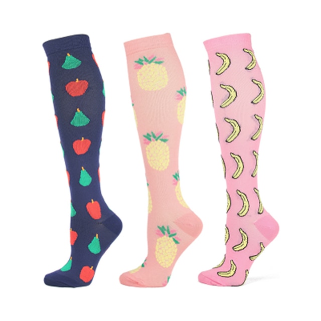 Men Women Nurse Basketball Riding Outdoor Long Tube Compression Socks Sports Running Fitness Socks Natural Hiking Ciclismo: 3 / S/M