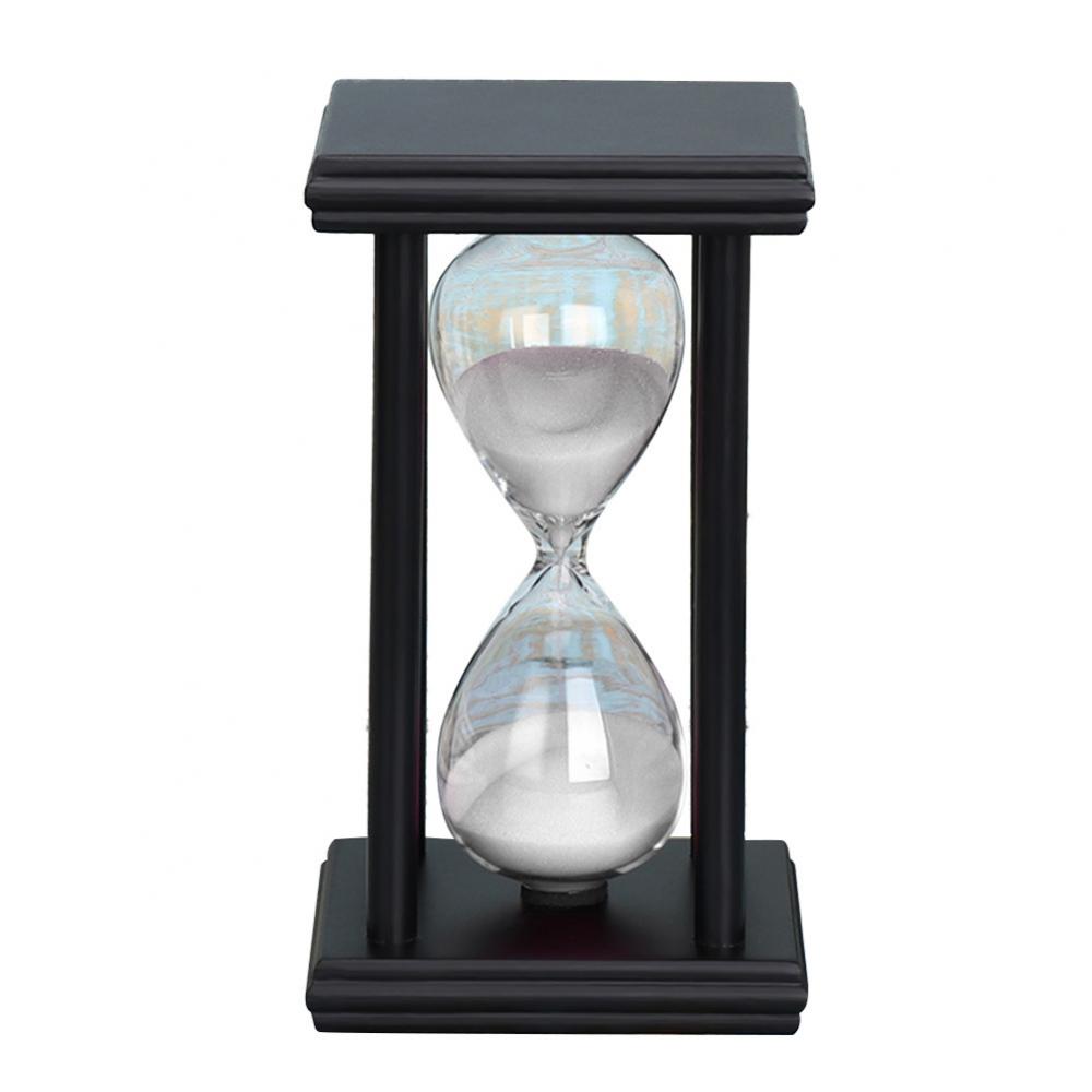 Sablier en Bois avec Minuterie pour Décoration de Maison, Horloge de Sable pour Cuisine et École, 45/60min