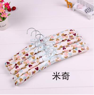 Sainwin-cintre en tissu polyester 10 pièces/lot 38cm | Porte-vêtements en éponge, cintres antidérapants pour vêtements, cintres de placards: 13