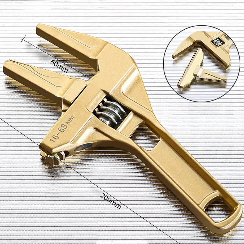 Small Bending Tool For Gardening/multi-function Bathroom Spanner/large Open Pipe Pliers With Short Handle: X-078A