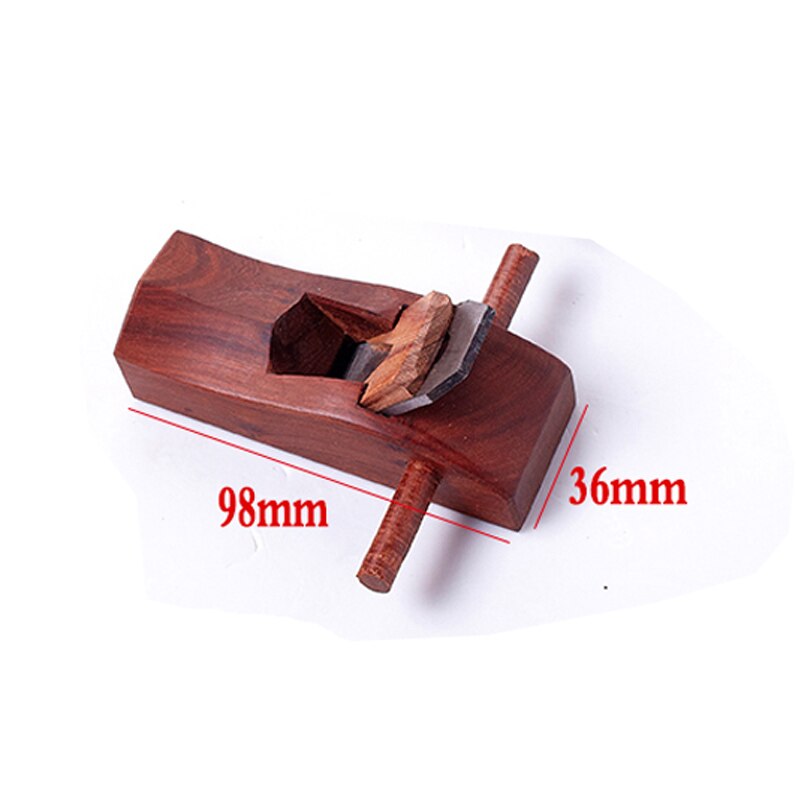 1 stk mahogni snedker høvl gør-det-selv træbearbejdningshånd med håndtag 55mm/68mm/98mm/120mm mini træbearbejdningshøvl: 98mm