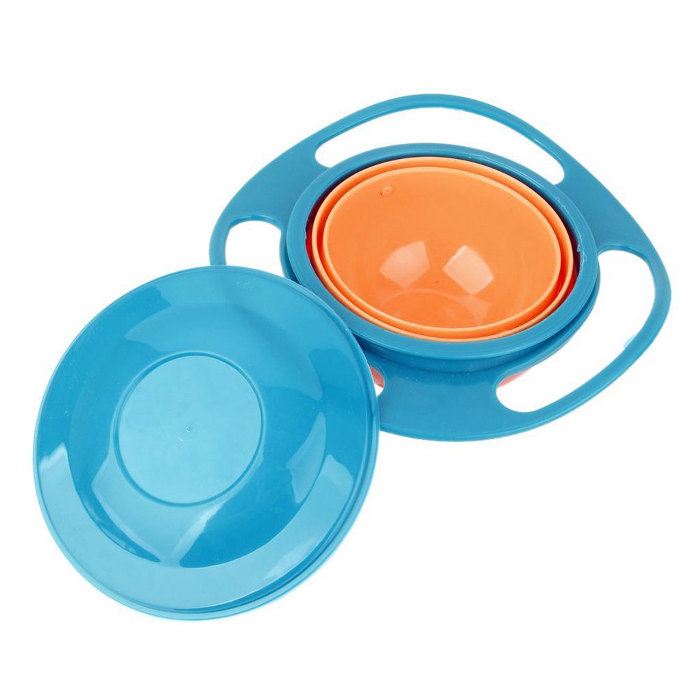Plato giratorio de 360 grados para bebé, plato OVNI a prueba de derrames, juguete de Comida Infantil: 2