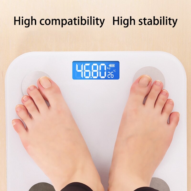 Smart Body Scale Smart Wireless Weight Scale Bathroom Scale With Body Composition Monitor With Bluetooth And Fitness App