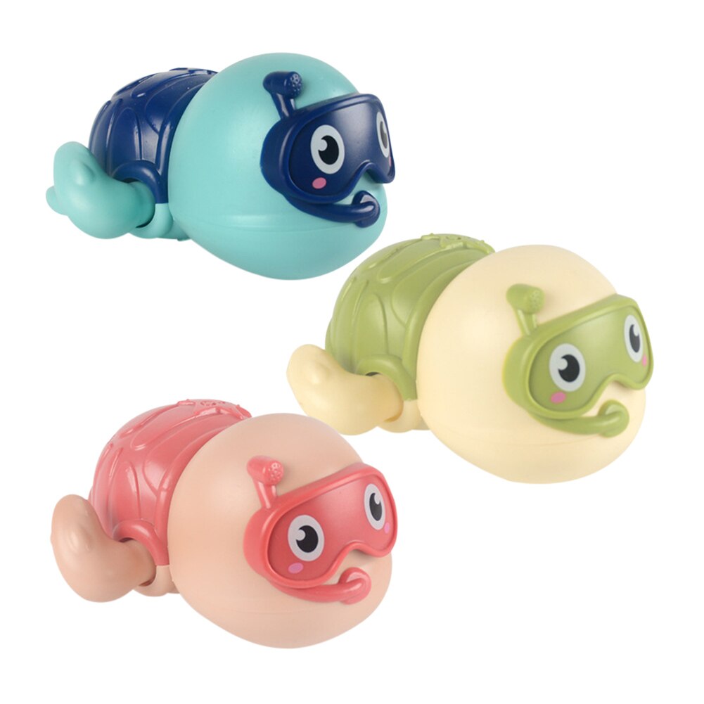 Cartoon Animal Shape Baby Water Toy Wound-up Chain Clockwork Kids Bath Toys: B