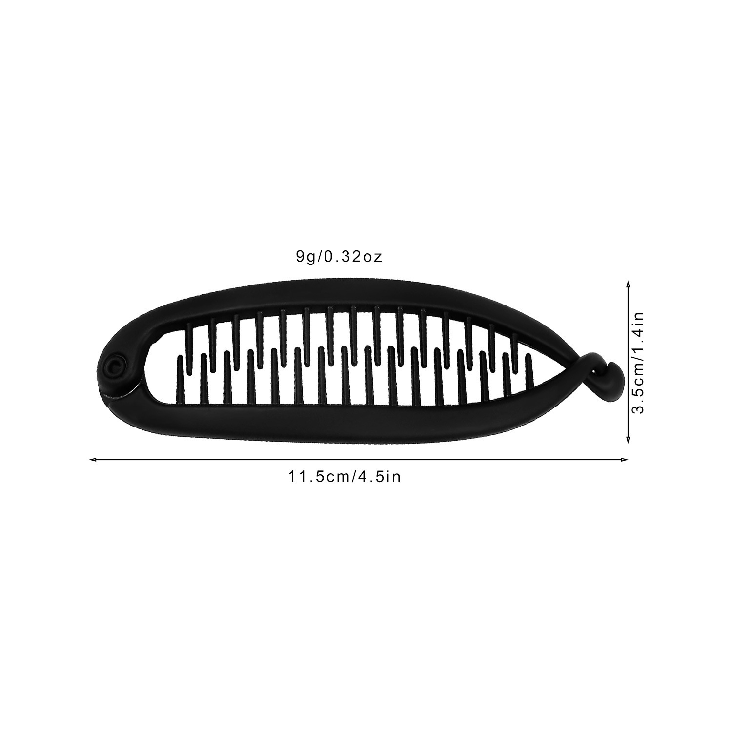 Matowa spinka do włosów w kształcie ryby kucyk bananowa spinka do włosów opaska dla kobiet akcesoria do włosów spinki do włosów Twist Clamp Barrettes nakrycia głowy