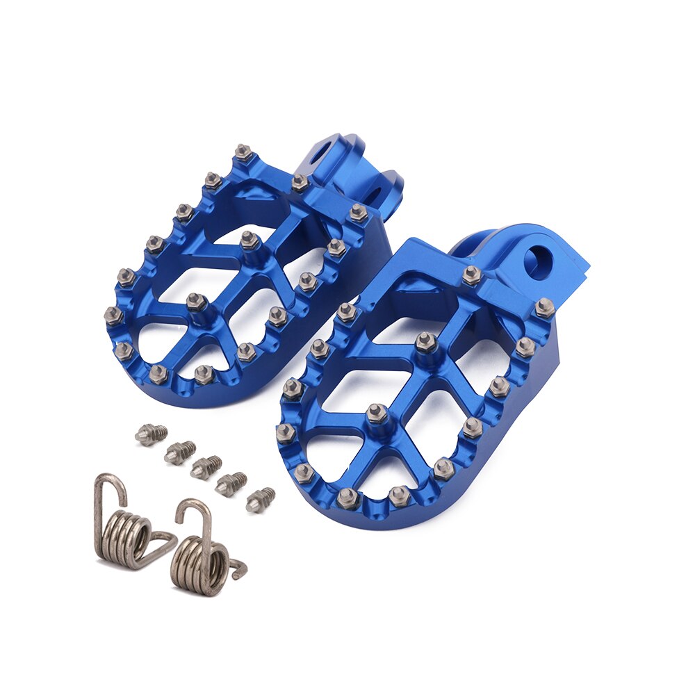 Motorcycle CNC Foot Peg Footrest Pedal For KTM SX XC EXC SXS MXC SXF EXCF SXSF XCF XCW SMR ADVENTURE 125 150 250 350 450 525 530: Blue