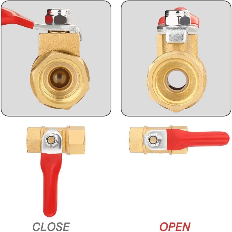Rv Winterizing Kit Sprinkler Blowout Adapter Met Afsluitklep, 15 Inch Slang Voor Rv Camper Camper Boot