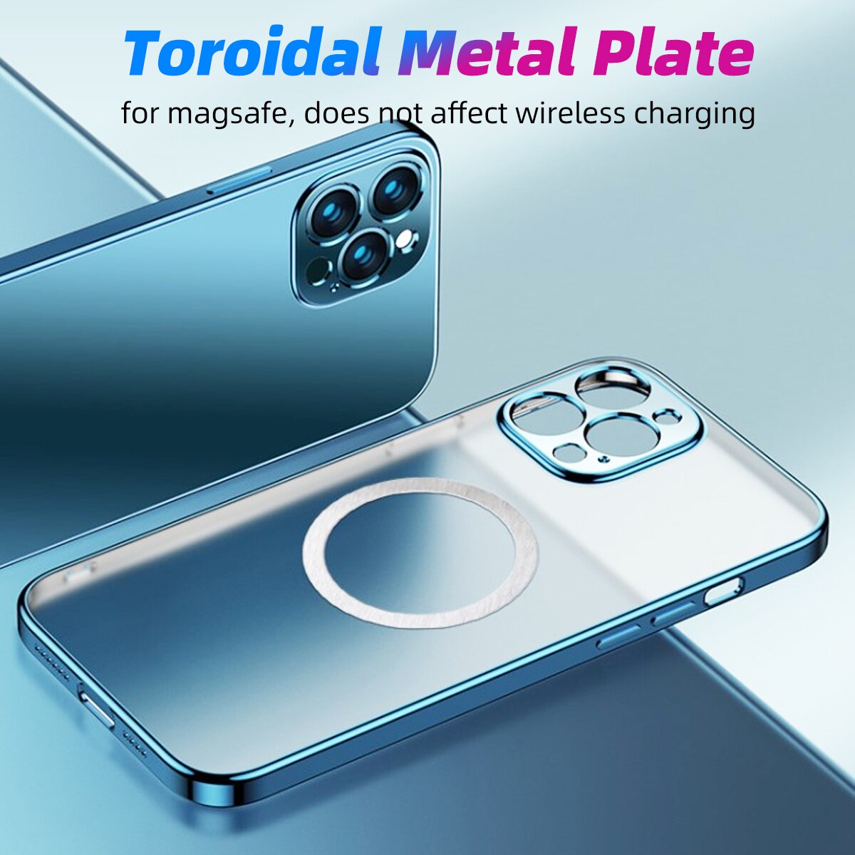 For Magsafe Wireless Charging Plate Disk Sheet Magnet Metal Ring Sticker for iPhone 13 12 mini Pro Max Magnetic Phone Holder