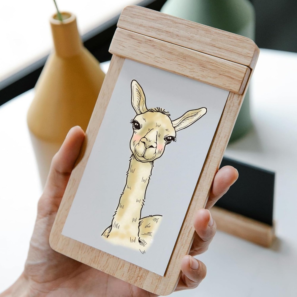 Tampons transparents têtes d'animaux drôles, divers tampons transparents, girafe, chat, vache, autruche, alpaga, marmotte, sceaux d'animaux de dessin animé