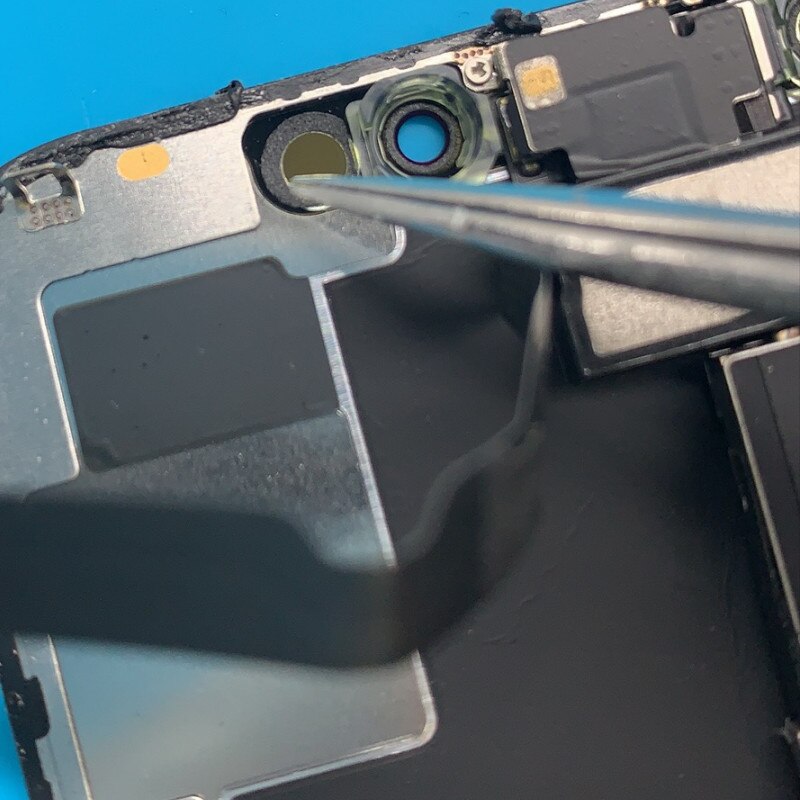 100 pièces Induction coton pour iPhone X xs max capteur trou colle productive joint adhésif autocollant remplacement réparation