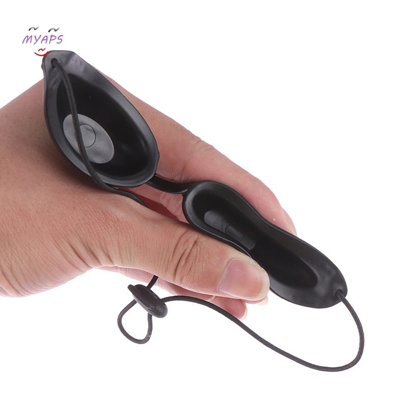 1Pcs Sunbathing Eyewear tanning goggles Beach Soft adjustable UV Skin tanning Eye Protection UV Shield Glasses black