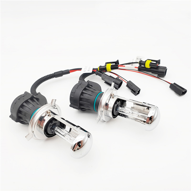 H4 Hi/Low 12V 35W 55W Beam HID Xenon bulb Replacement Light Lamp Car Headlight Lighting Source Conversion Kit 4300K 6000K 8000K: 8000K White Blue / <2000 K