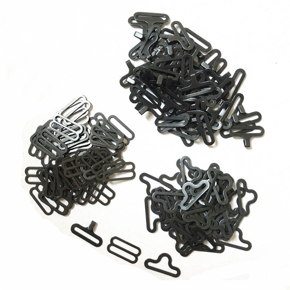 Lot de 50 attaches pour nœud papillon, crochet de cravate, attaches pour faire des sangles réglables