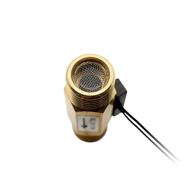 USM-FS21TA Flow Sensor Schakelaar Riet Schakelaar Messing Magnetische Sensor Schakelaar 1.5-12L/Min 250V Dc 70W 2 Draad saier Sensor