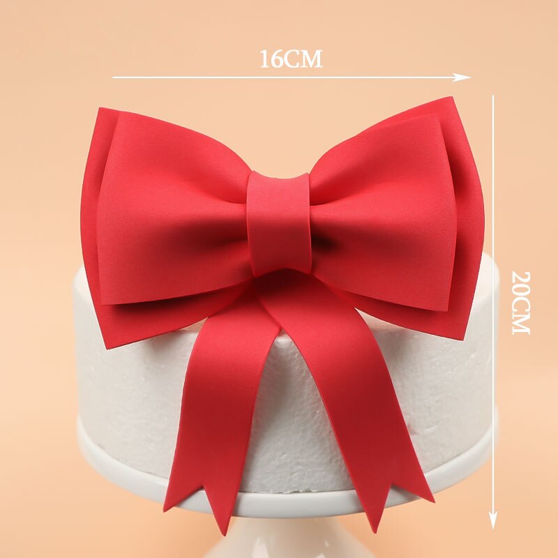 Pink Big Bow Girl's Wedding Cake Decoration Confession Cake Topper Prince Boy Kid Party Supplies Pink Love: C