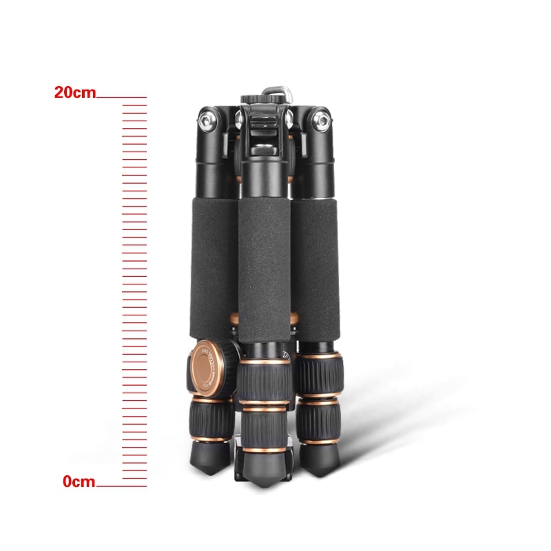 Portable Desktop Mini Tripod with Ball Head Quick Release Plate for SLR DSLR Digital Camera Smartphone Video Camcorder