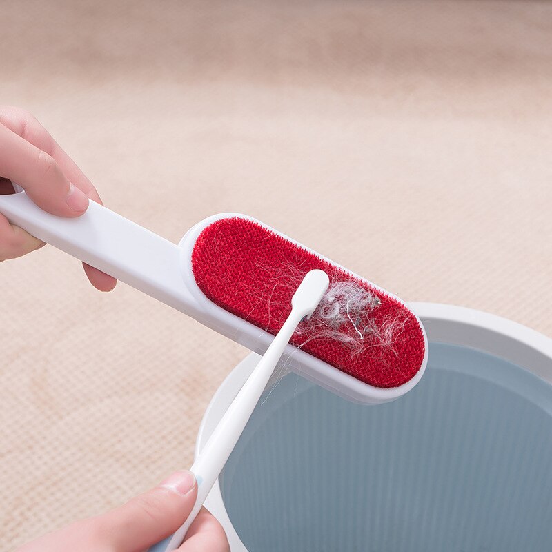 Brosse à charpie Double face, dissolvant de charpie, brosse à vêtements en laine-manteau en laine, brosse à vêtements-chien chat épilateur pour animaux de compagnie pour canapé, voiture