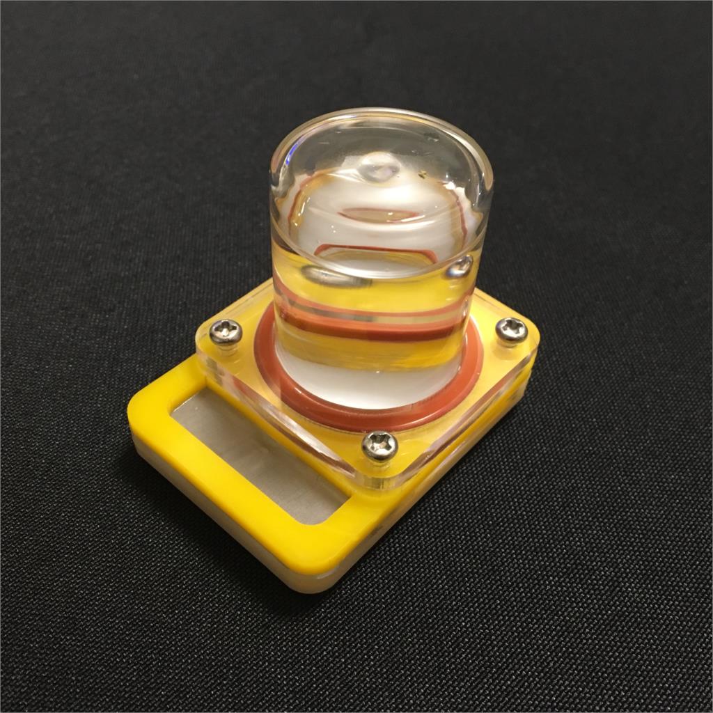 60 or120 ML ant farm water feeder,water feeding area for ant nest ,ant farm acryl or insect nests villa pet mania for house ants: yellow / H 6cm(60mL)