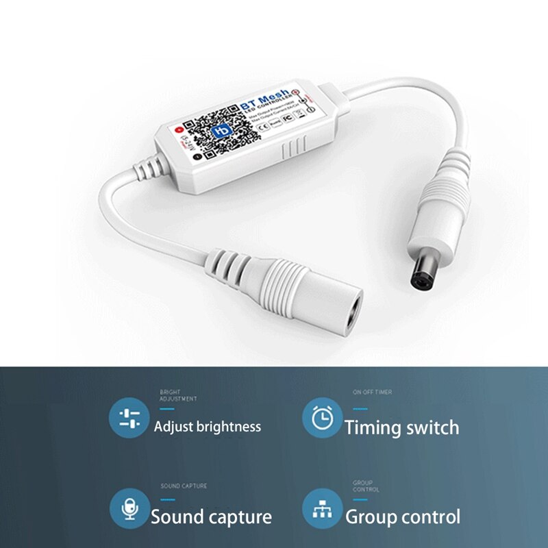 BT MESH DC5V-24V Bluetooth LED Controller RGB LED Rgb Strip Light Controller For 5050 2835 Tape