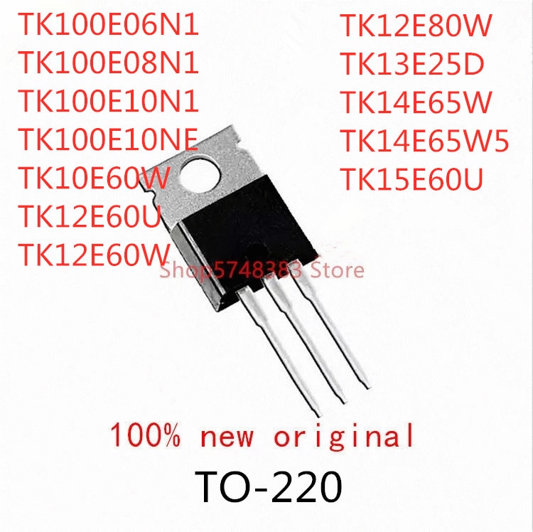 10PCS TK100E06N1 TK100E08N1 TK100E10N1 TK100E10NE TK10E60W TK12E60U TK12E60W TK12E80W TK13E25D TK14E65W TK14E65W5 TK15E60U TO220