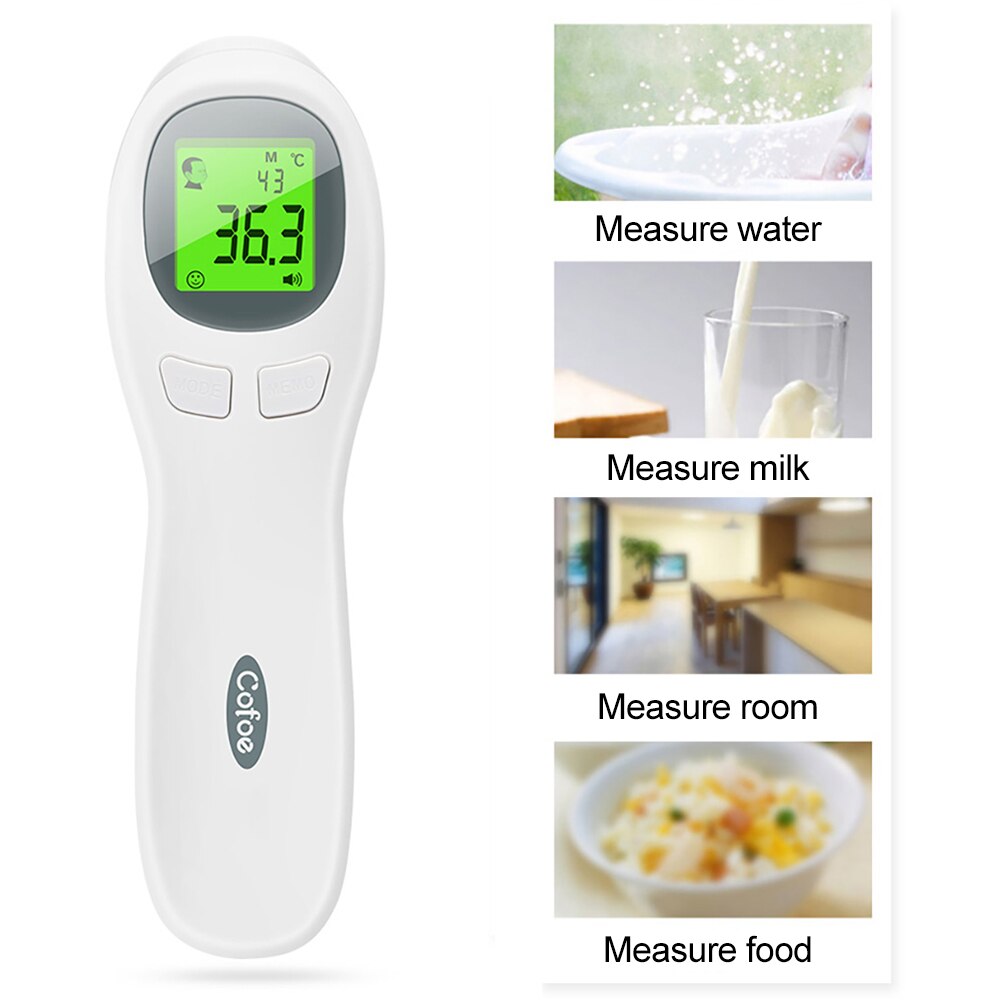 Cofoe Digitale Non-contact Infrarood Thermometer Voorhoofd Hoge Precisie Meting Thuis Gezondheidszorg Voor Volwassenen/Baby