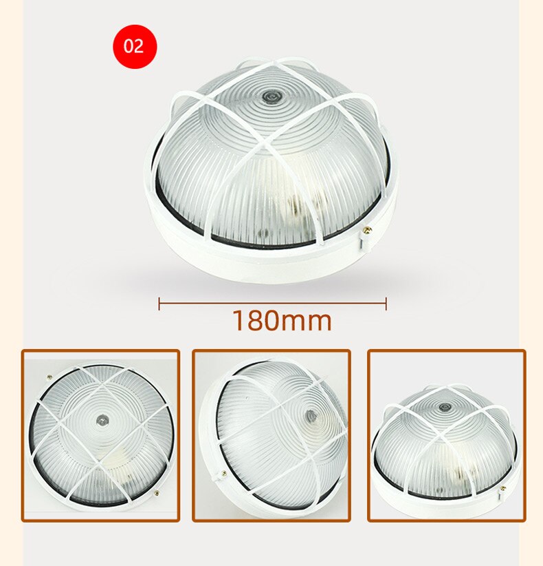 Zandloper Phnom Penh Thermometer Oval Explosieveilige Anti-Hoge Temperatuur Lamp Vochtbestendig Ronde Lamp Voor Sauna Gereedschap: Round sauna light