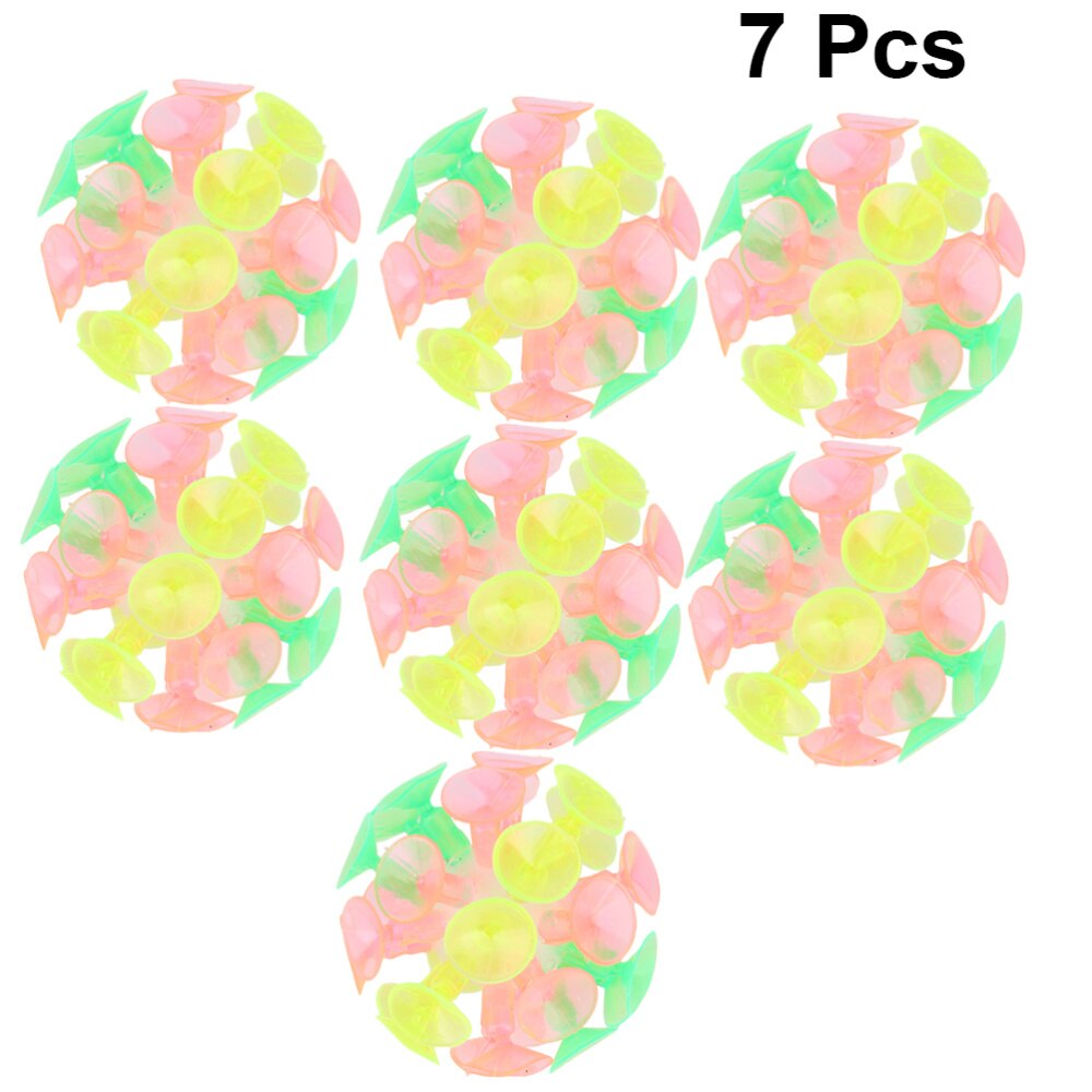 7Pcs Childrens Zuignap Creatieve Kinderen Steken Gloeiende Ouder-kind Interactie Ballen Kinderen Speelbal