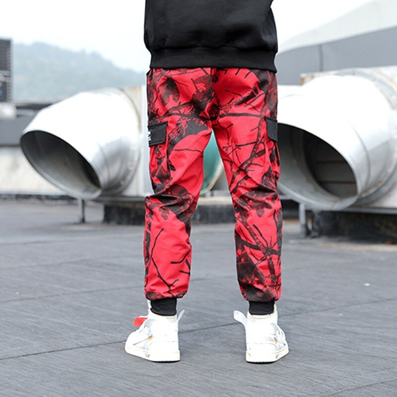 Mannen Broek High Street Camouflage Joggers Joggingbroek Mannen Streetwear Camo Stijlvolle Mannen Uitloper Joggingbroek Koreaanse