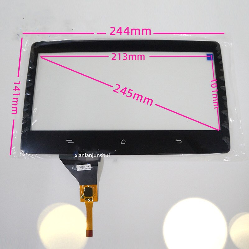 10.1 inch 6PIN auto capacitieve touchscreen scherm handschrift externe touch screen BR10532R