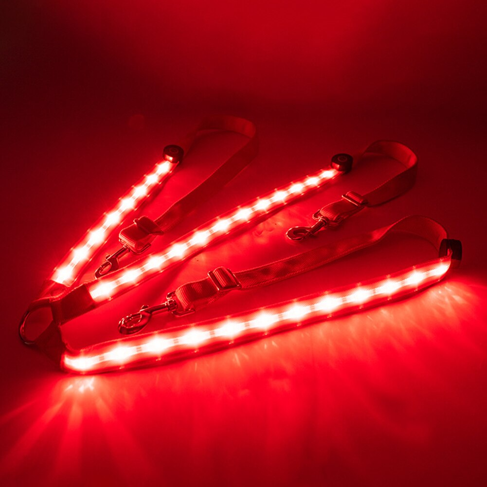 Imbracatura a LED luci regolabili in Nylon per cinghie di cavallo cintura di sicurezza notturna illuminazione per equitazione attrezzatura per equitazione