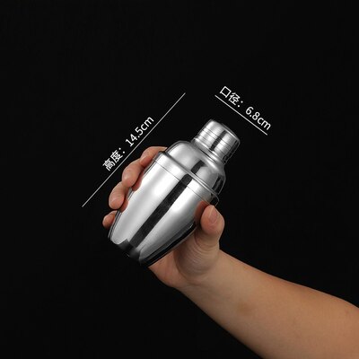 250ml-1000ml Stainless Steel Wine Mixer Cocktail Shaker Bartender Kit Bar Wine Mixing Tools Dispenser For Beverage Bar Tools: 250ML