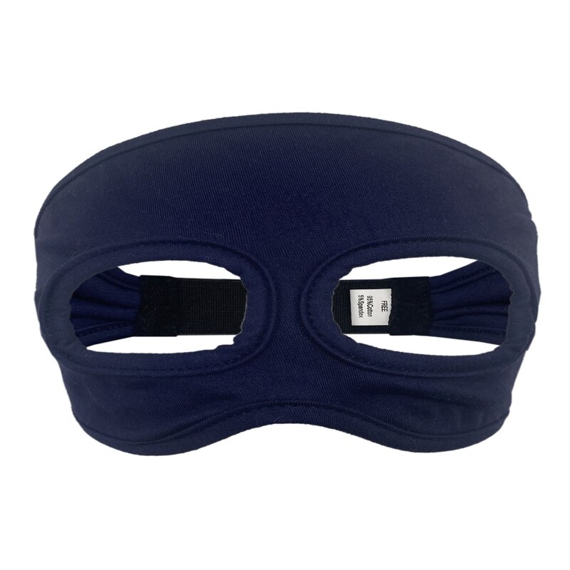 R91A Upgraded Sweat Proof VR Eye Mask Headset Face Sweat Proof Cover Immersive VR Gaming Experience Headset Accessories: Dark blue
