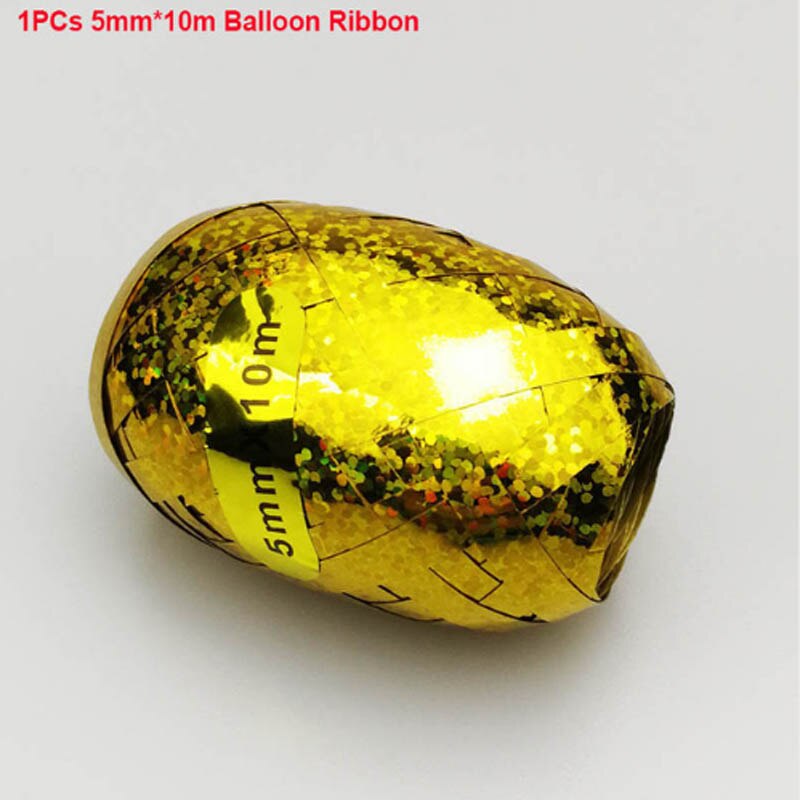 Sweet 16th Birthday Party Decorations Number 16 Foil Balloons Gold 16 Years Latex Balloon Birthday Party Ballon For Adult Balls: 1pcs gold ribbon