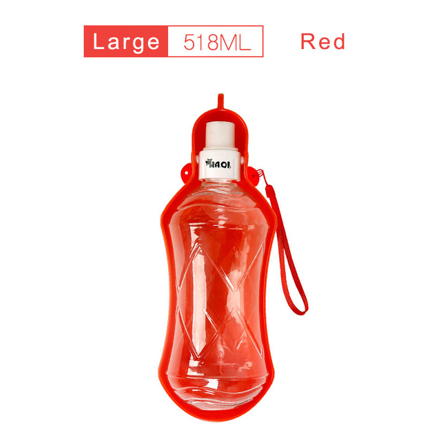 Bouteille d'Eau Pliable en Plastique pour Chien et Chat, Filles de Voyage pour Chiot, Tasse d'Extérieur, Distributeur, 280, 518ml: Violet