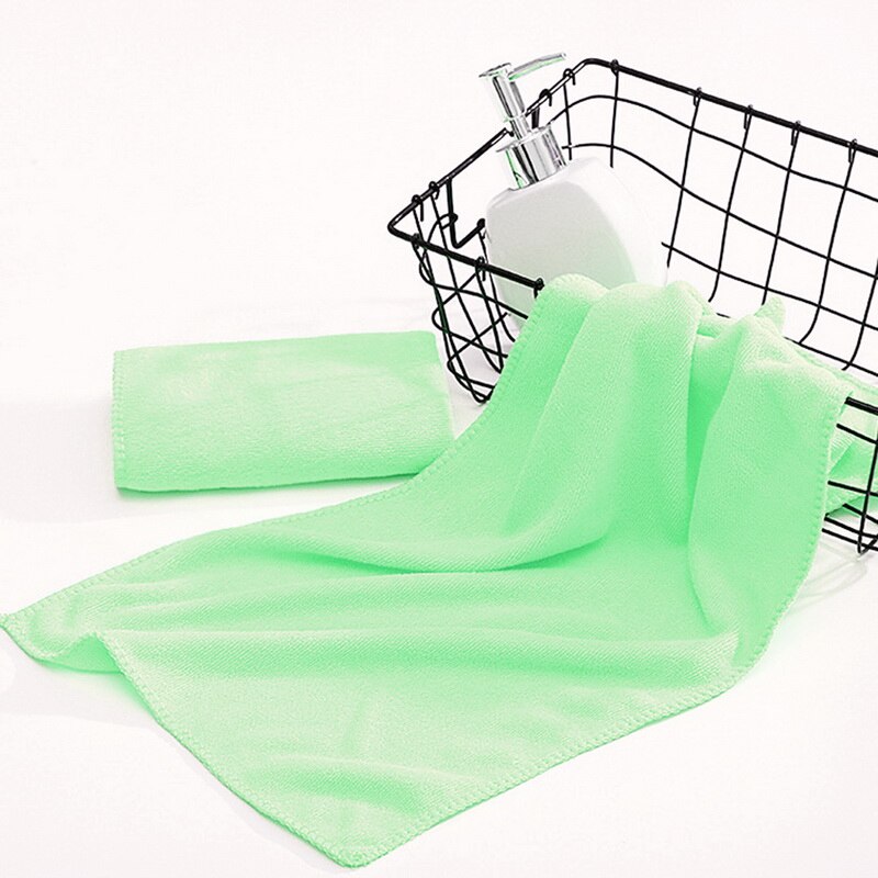 DIDIHOU 30x70cm petit Polyester absorbant petite serviette en microfibre serviette de bain à séchage rapide salle de bain serviettes de cuisine fournitures: 1