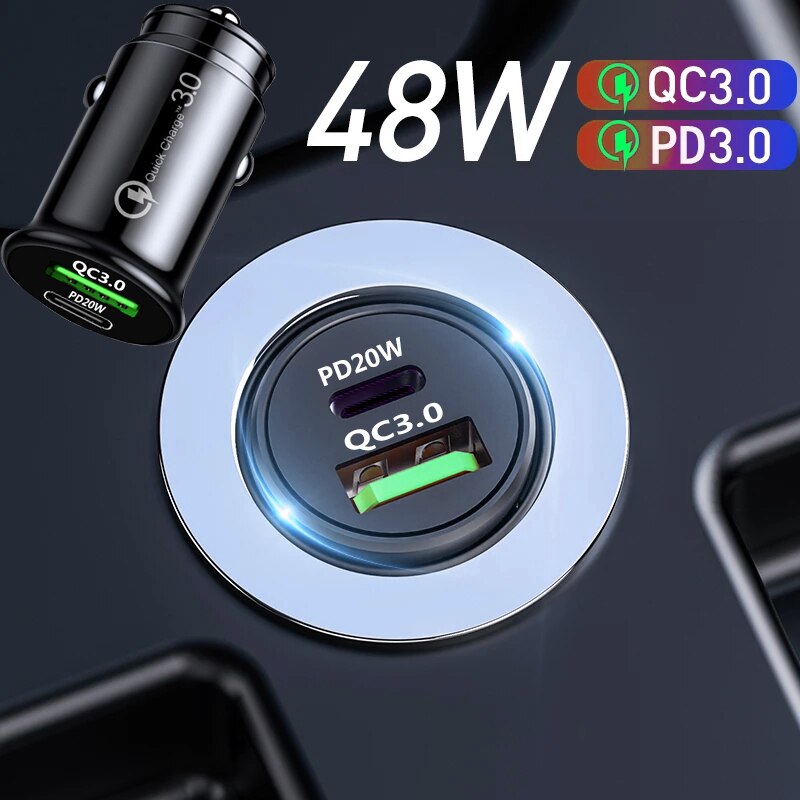 Usb Autolader Adapter Dual Port Auto Charger Universele Usb Mini Charger Adapter Voeding Voor Smart Telefoon/Tablet voor Iphone