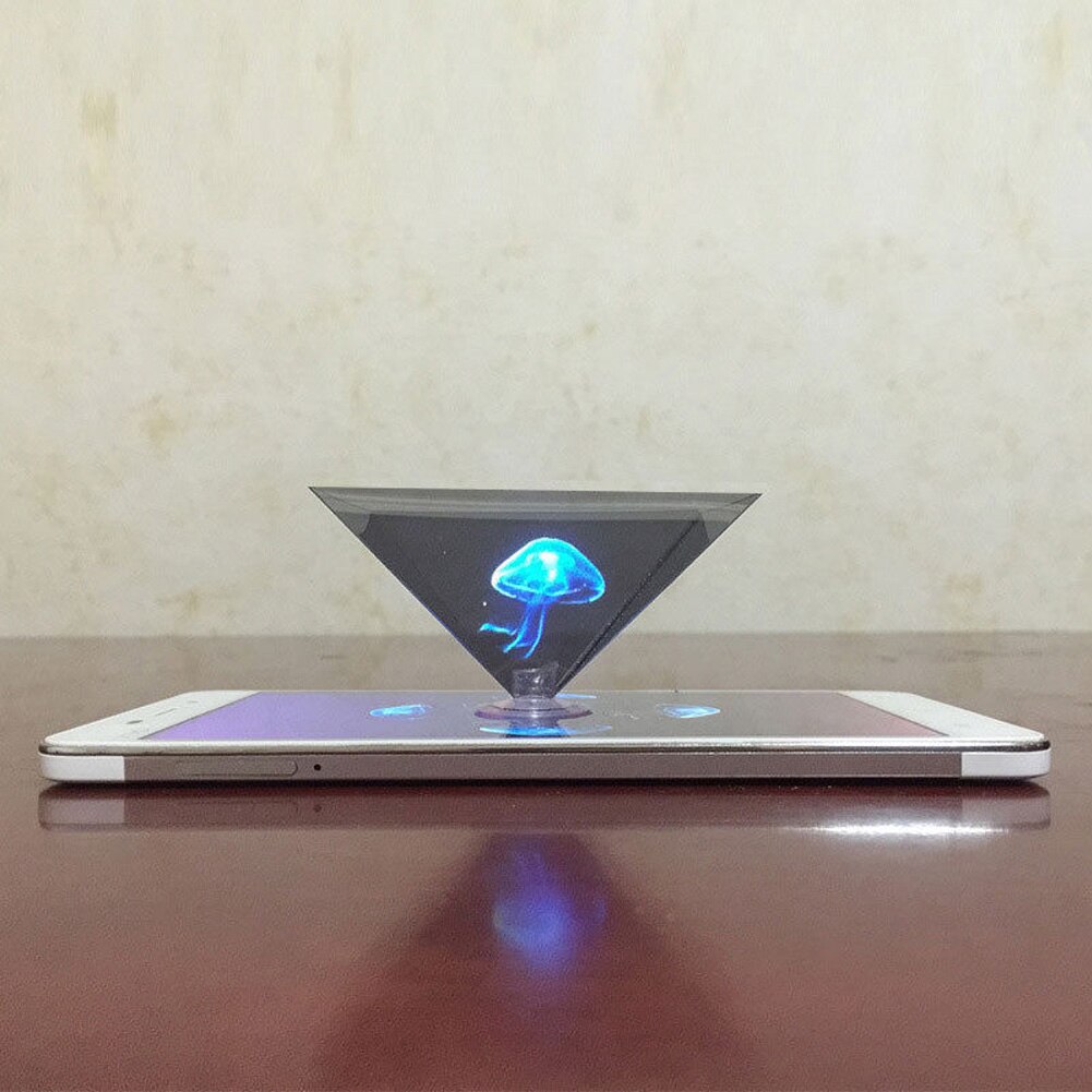 Video Display 3D Miniature Projector Flat-folding Universal For Smart Phone