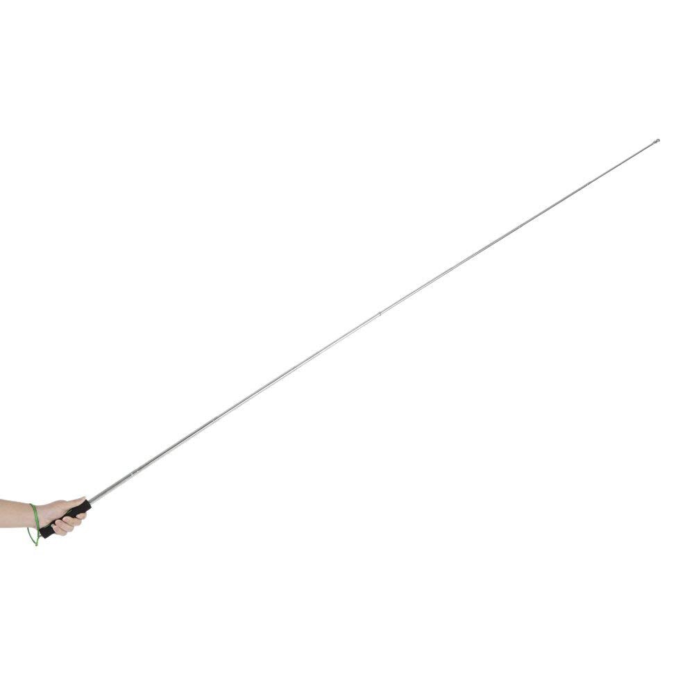 Teleskop hånd flagstang flagstang lavet af rustfrit stål op  to 2 meter
