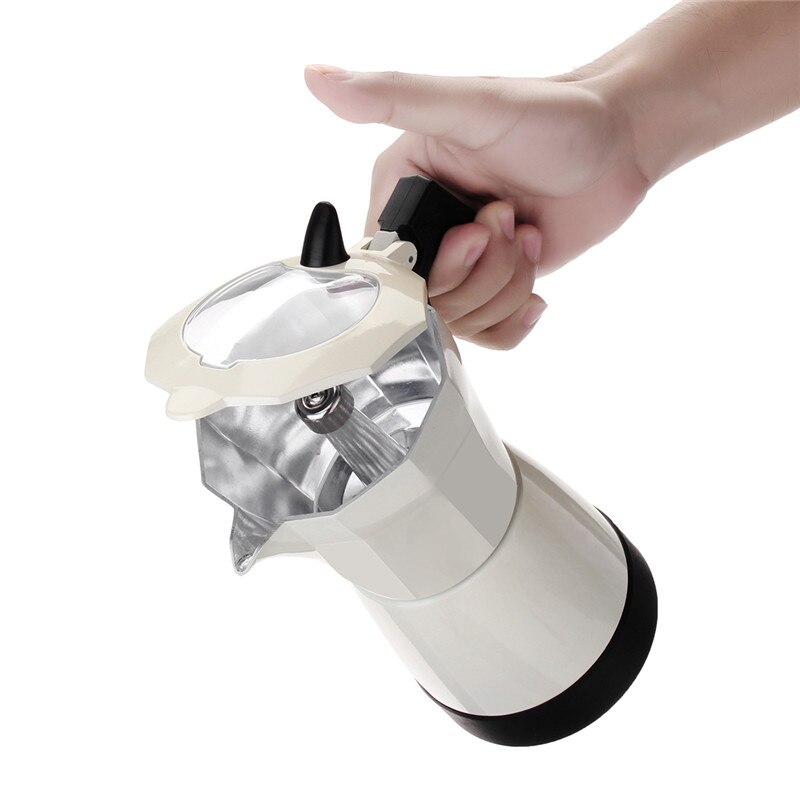 480w 6 kopper elektrisk te kaffetrakter gryte espresso kafeteramaskin mokka avtakbar kaffemaskin til hjemmekontor