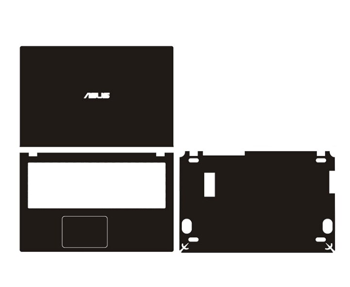 Laptop kulfiber vinyl skin sticker cover til asus  d509 d509d d509da 15.6 "