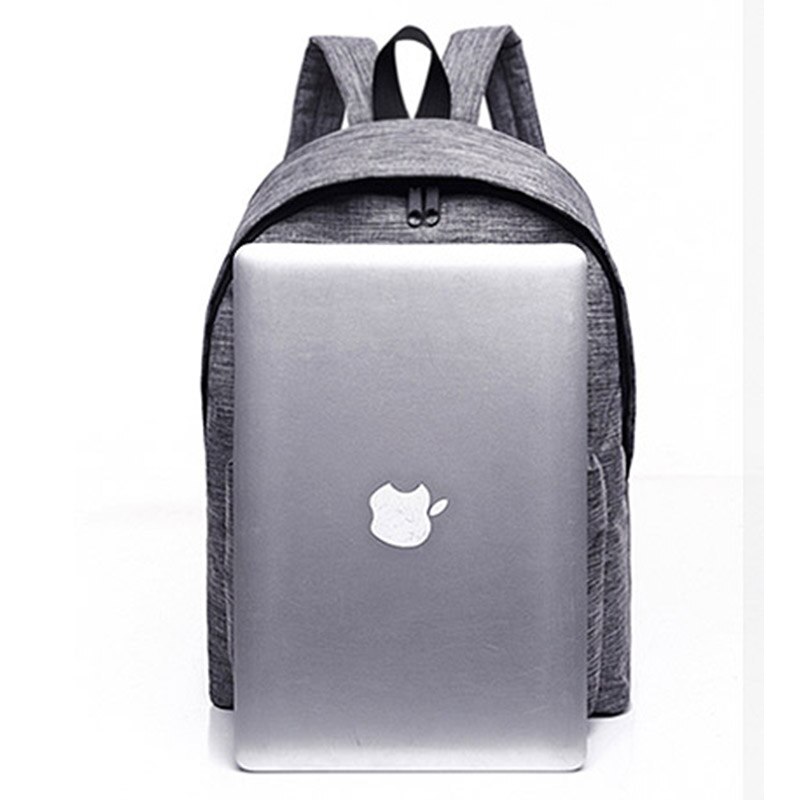 Vrouwen Mannen Mannelijke Canvas Zwarte Rugzak Boekentas Laptop Computer Tas Rugzak Schoudertas Canvas Rugzakken Kleine Rugzak