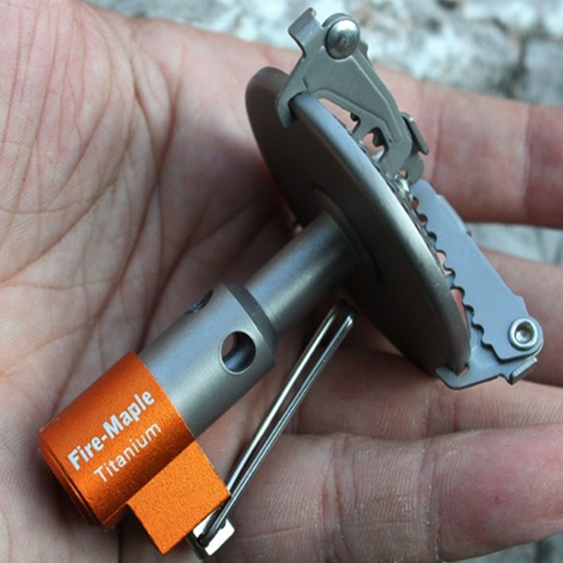 Fire Maple FMS-116T One Piece Folding Gas Stove Outdoor Climbing Ultralight Titanium Camping Stove Gas Stove Burners 48g