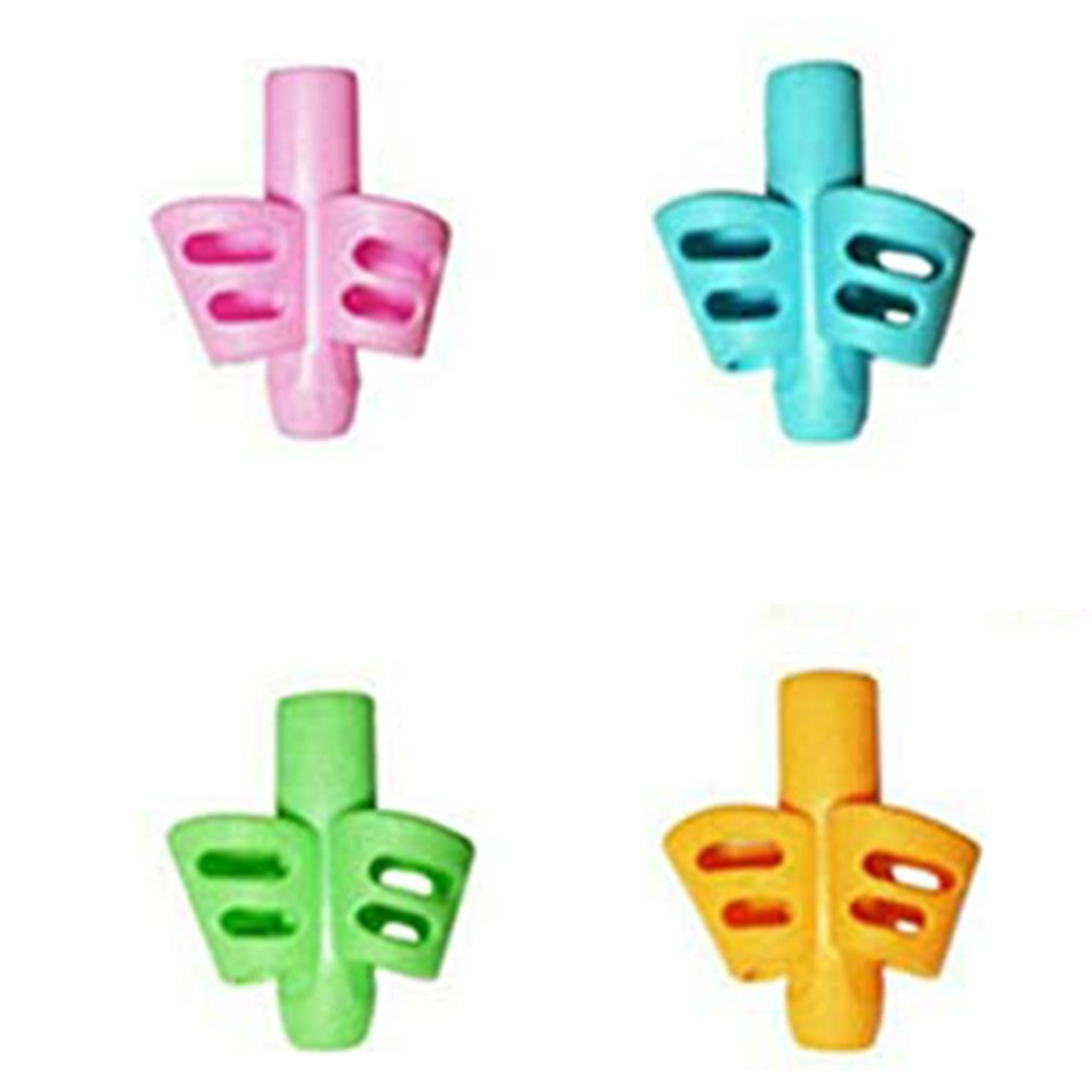 Silicone finger grip Primary school pupils with pen holder Stationery soft plastic writing posture corrector