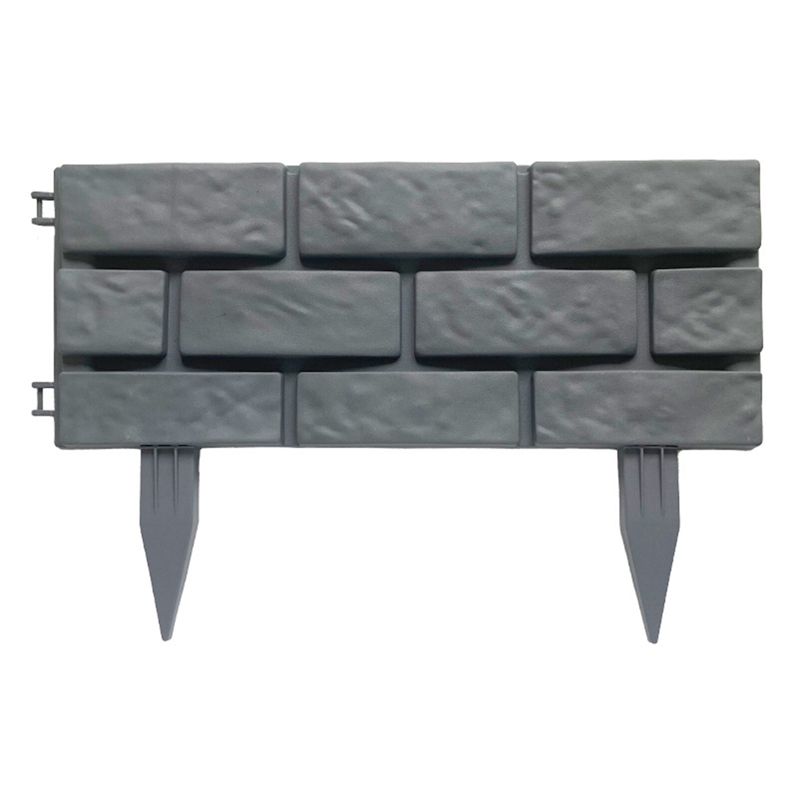 4Pcs Tuin Grens Imitatie Baksteen Effect Afneembare Splicing Hekwerk En Niet Bederfelijke Duurzaam Outdoor Decoratie