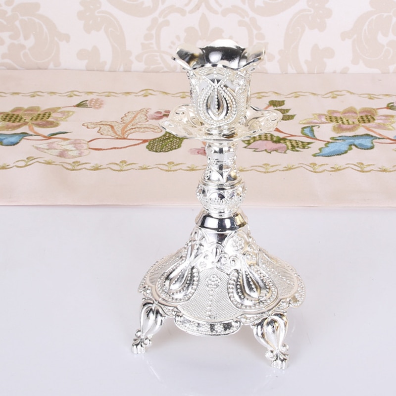 Candelabros candelabros para portavelas caseras decoración moderna decoración de bodas: Single Head Short