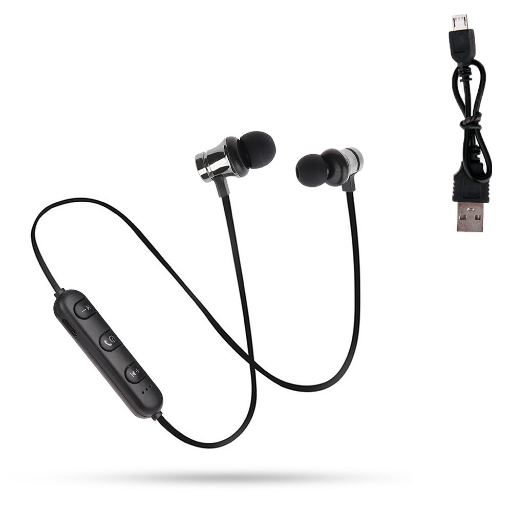 Rovtop XT11 Magnetic Bluetooth Earphone Wireless Earbuds Sport Headset For iPhone Xiaomi Hands free Headphones for Huawei: Pink