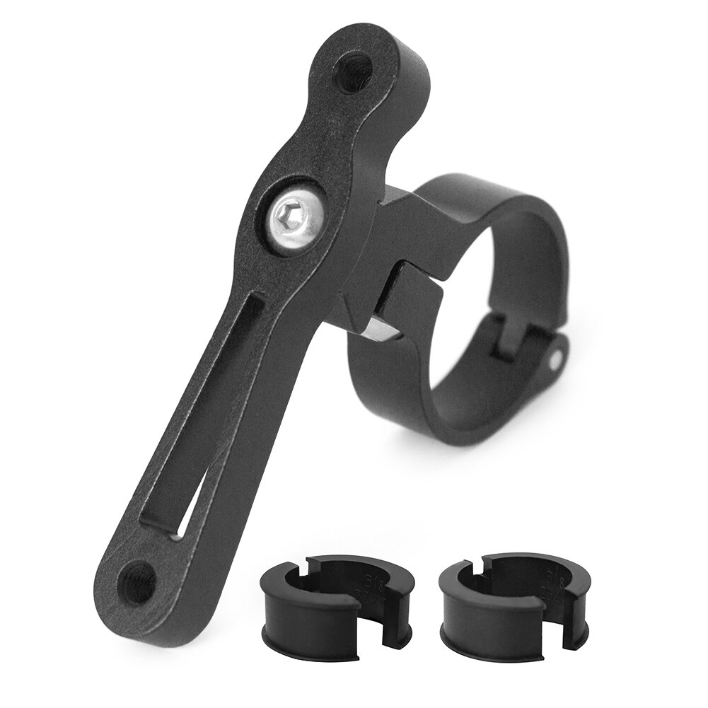 Bike Scooter Aluminum Alloy Bottle Cage Mount Adapter Fixing Clip Adjustable Bicycle Handlebar Water Holder Rack Clamp Seat Post: Black
