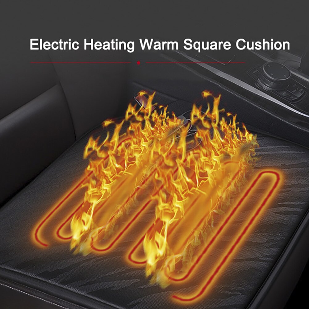 12V Auto Verwarmde Seat Cover Warm Elektrische Kachel Cusion Automobiles Winter Interieur Accessoires Verwarming Zitkussen Stoel Warm